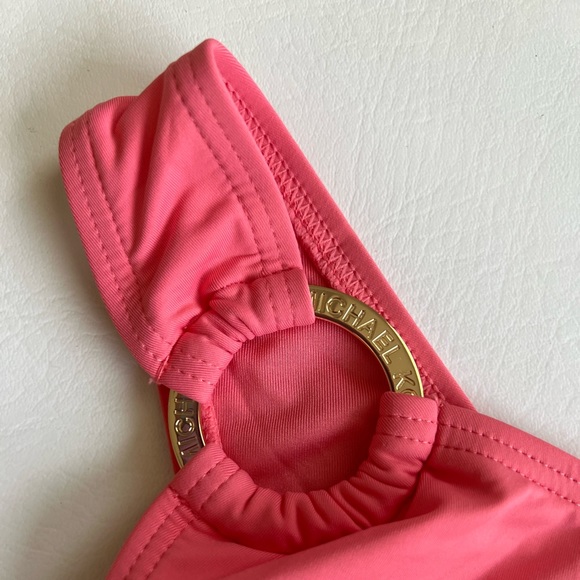 Michael Kors Embellished One-Shoulder Underwire One-Piece Swimsuit - Picture 4 of 4